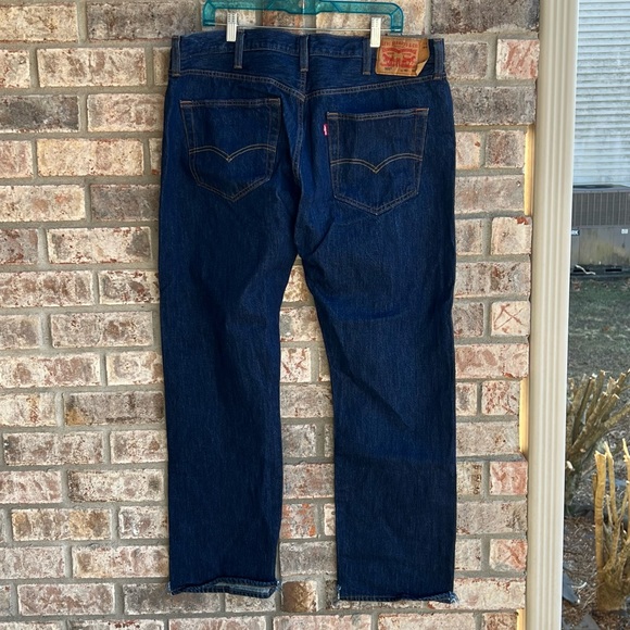 🍒💣 Levi’s 501 dark denim jeans - Picture 5 of 12